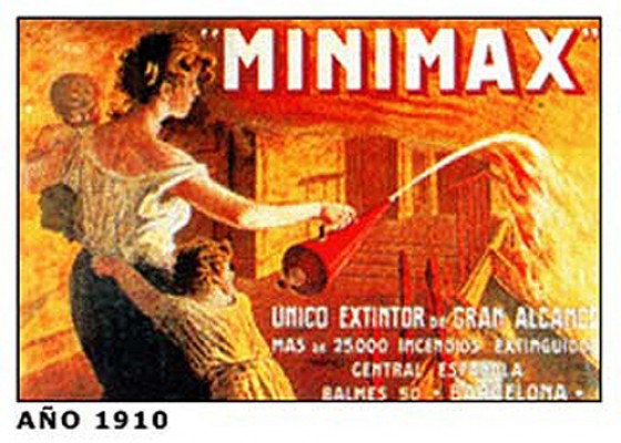 Antiguo cartel de Minimax